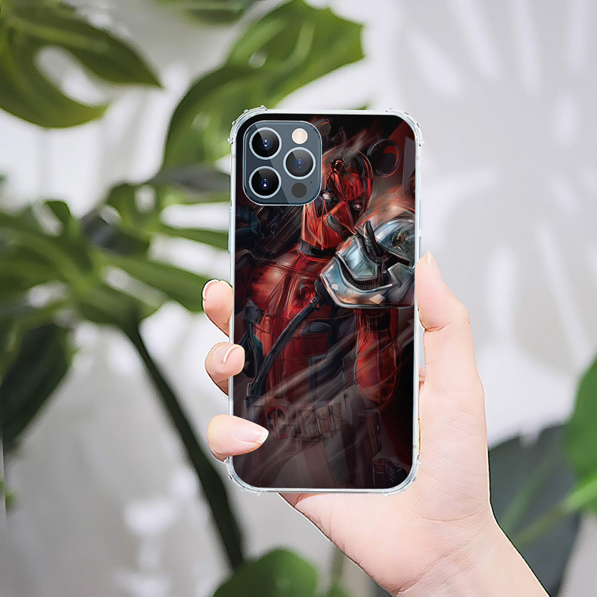 （画像用） Deadpool デッドプール 【iPhone 12シリーズ対応】透明スマホケース（クリアソフトケース）